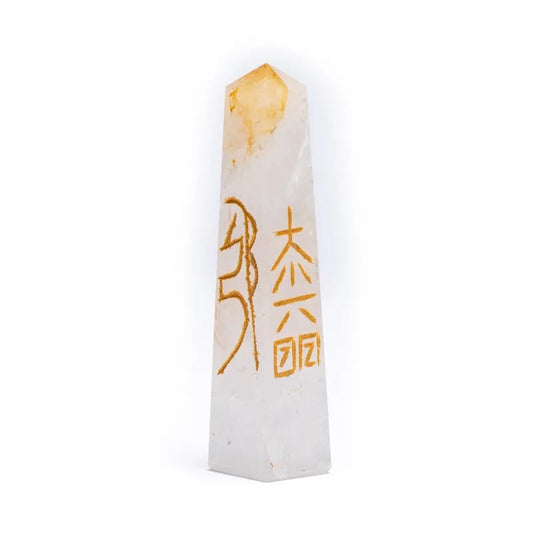Rock Crystal Reiki Obelisk