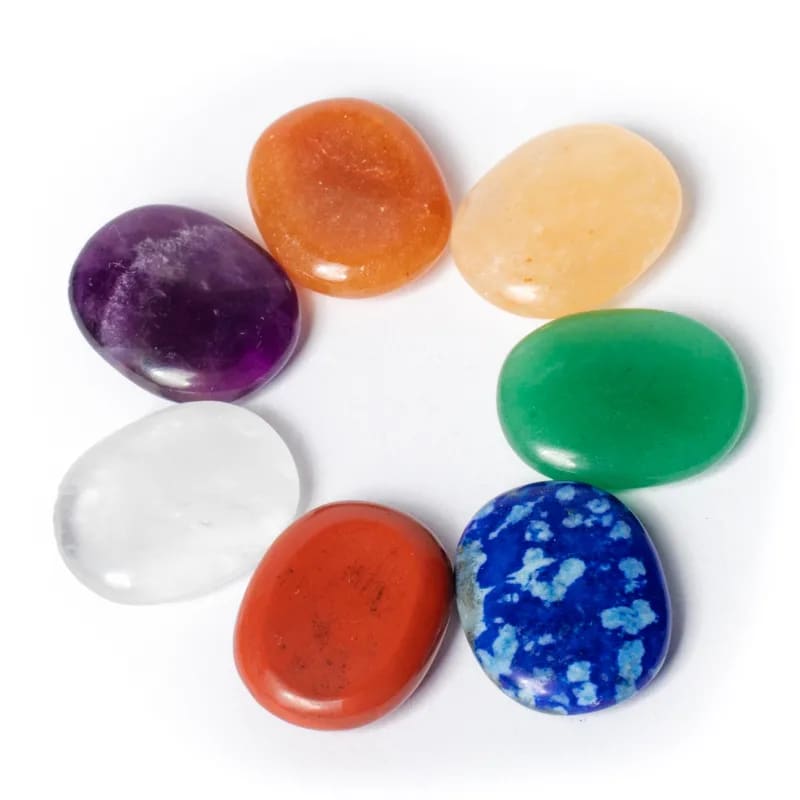 7 Chakra Mini Worry Stones (set)