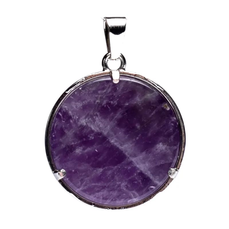 Flower of Life Pendant with Amethyst