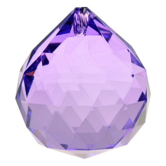 Feng-Shui Rainbow Crystal Sphere Violet AAA Quality