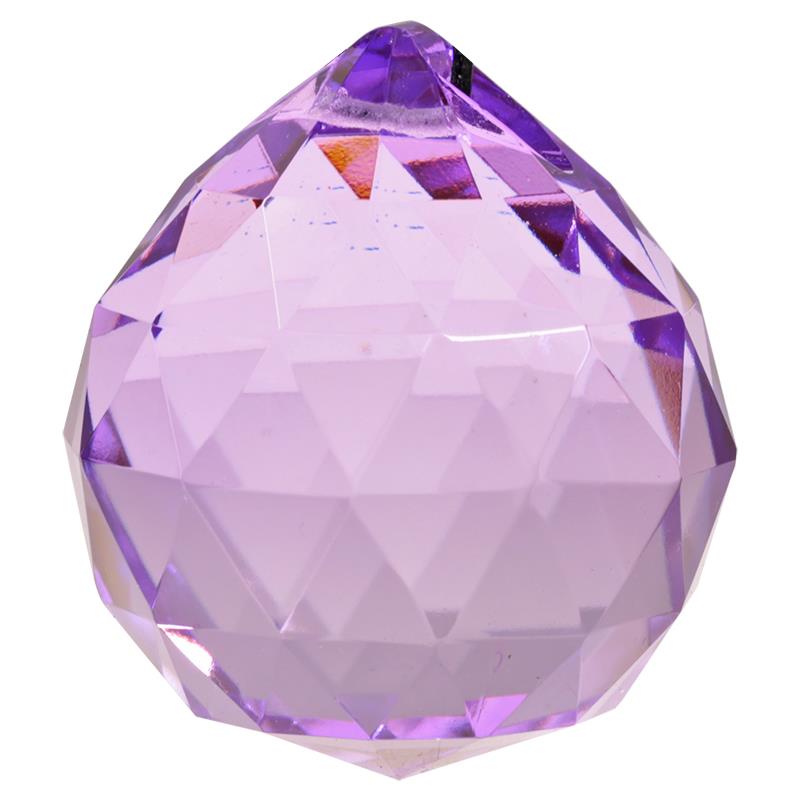 Feng-Shui Rainbow Crystal Sphere Violet AAA Quality