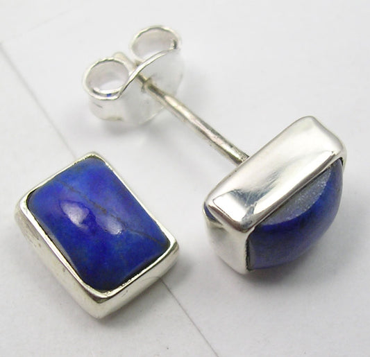 Lapis Lazuli Sterling Silver Studs