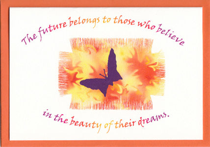 'Believe in the Beauty of Dreams' Greetings Card