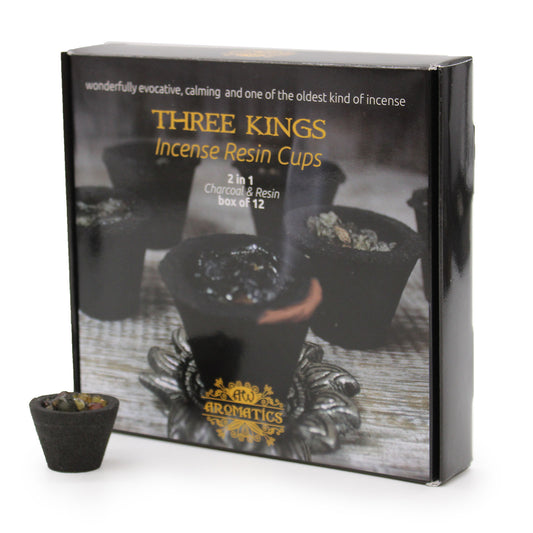 Three Kings Resin Cups (Pack of 12)