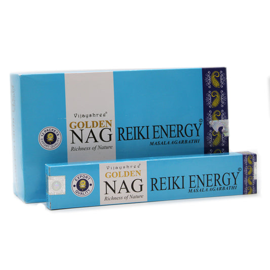 Golden Nag Reiki Energy Incense Sticks 15 grams