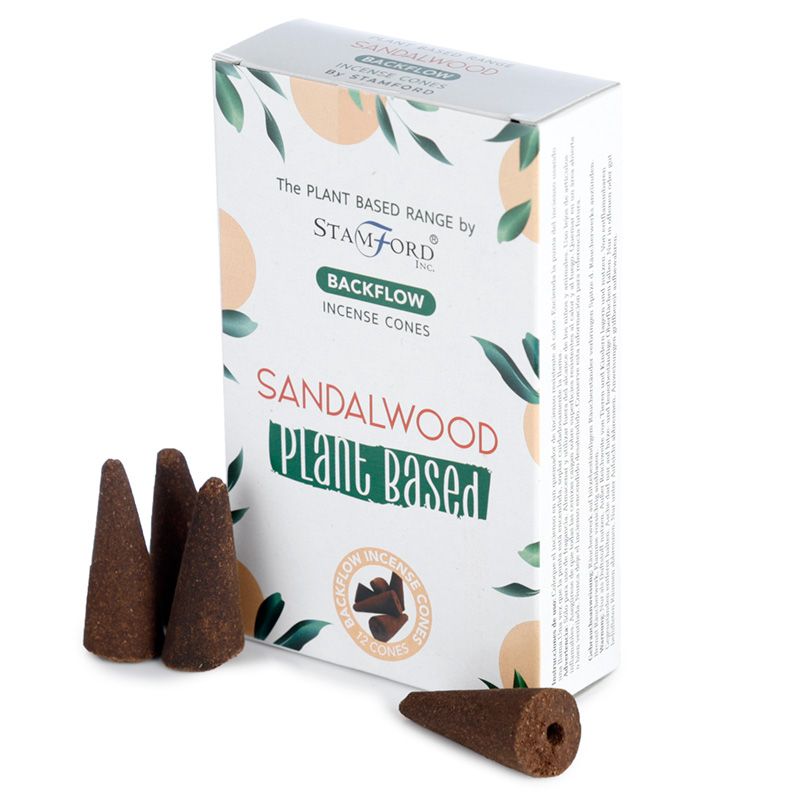 Sandalwood - Plant Based Backflow Incense Cones