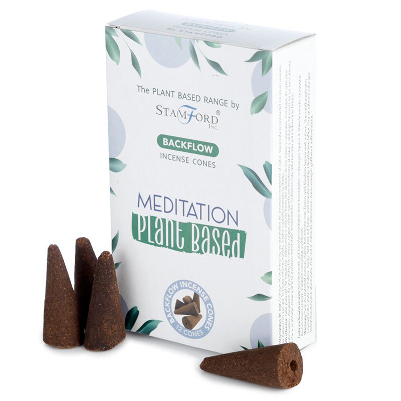 Meditation - Plant Based Backflow Incense Cones