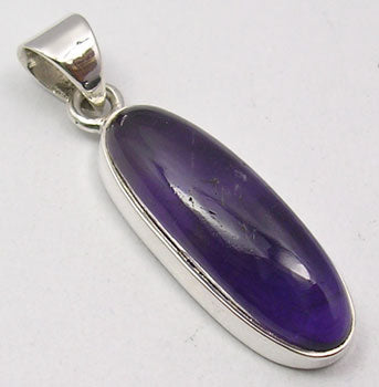 Amethyst Sterling Silver Pendant