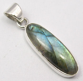 Labradorite Sterling Silver Pendant