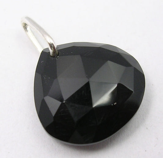 Black Onyx Sterling Silver Pendant