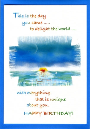 'You Came to Delight the World' Birthday Card