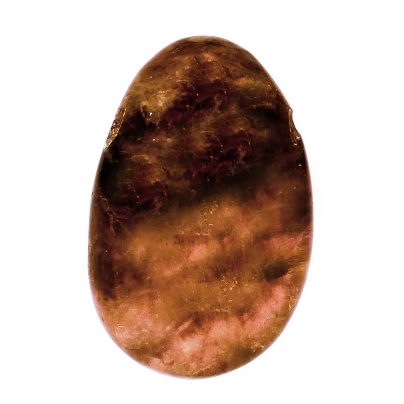 Fluorite Drilled Tumble Stone Pendant