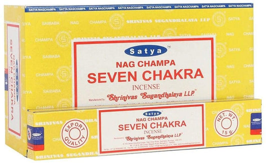 Satya Seven Chakra Incense Sticks 15 grams