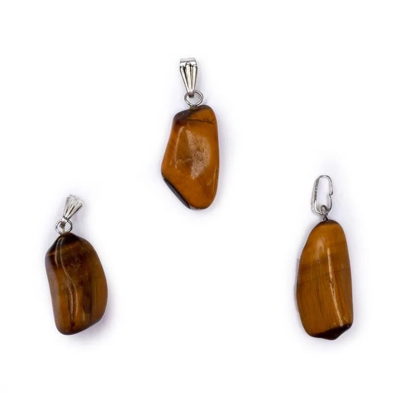 Tiger Eye Polished Gemstone Pendant