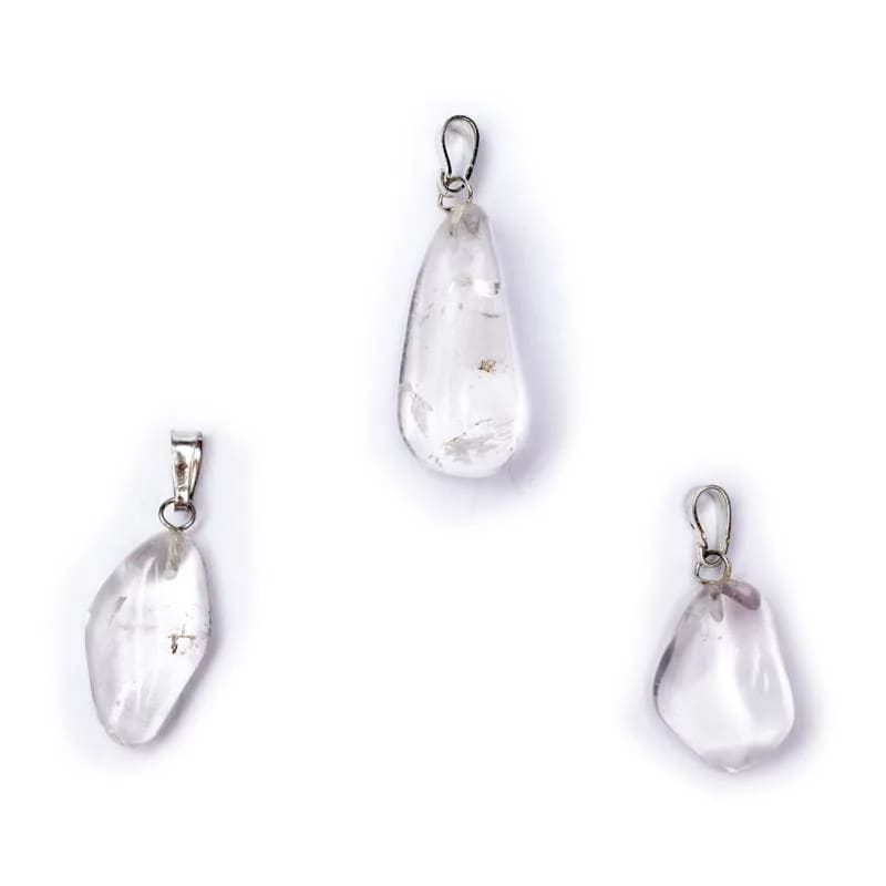 Rock Crystal Polished Gemstone Pendant