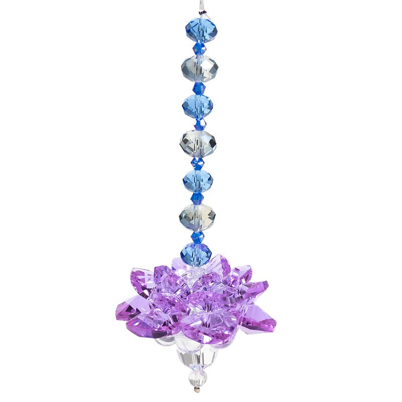 Feng Shui Rainbow Rainbow Crystal Lotus - Purple