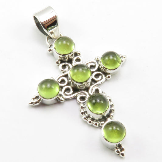 Peridot Sterling Silver Pendant