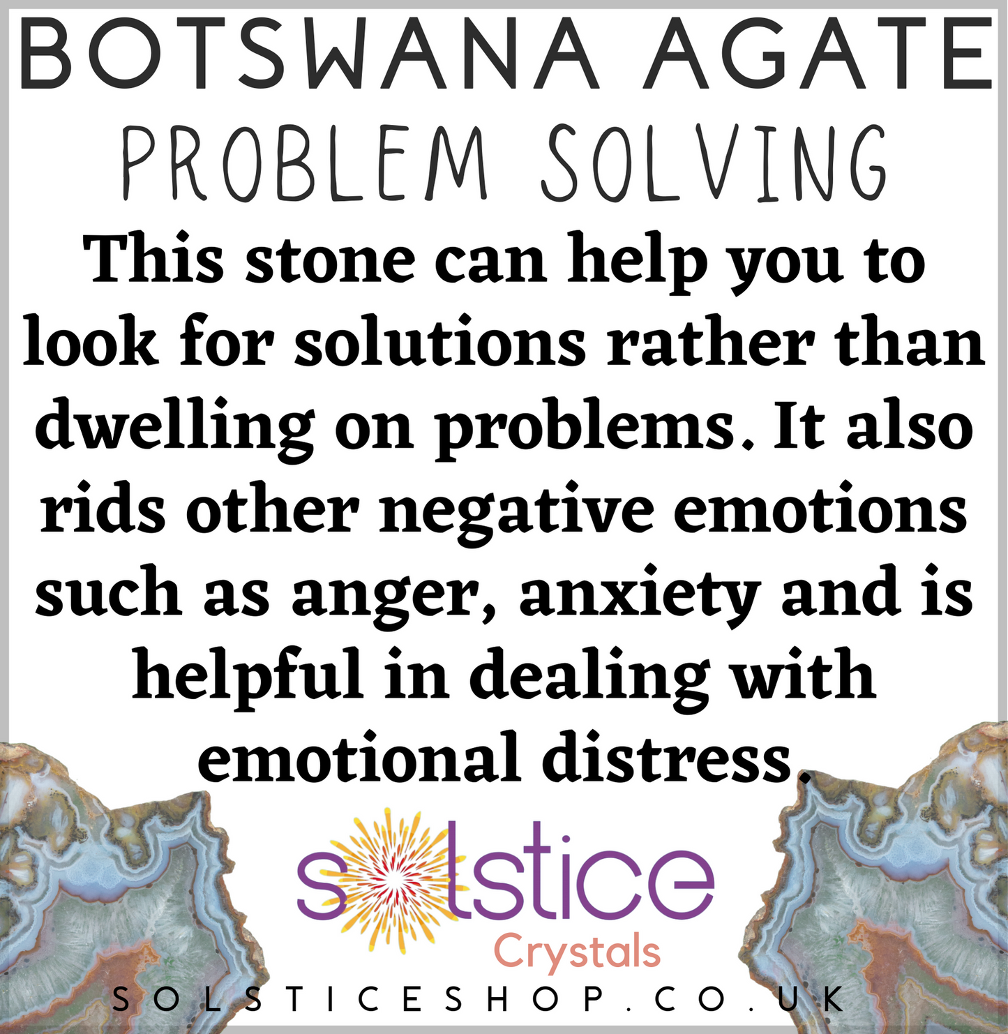 Botswana Agate Polished Tumblestone