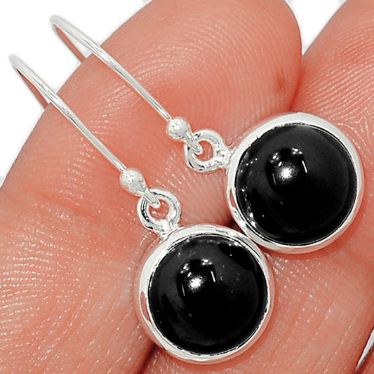 Sterling Silver Black Onyx Earrings