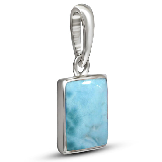 Sterling Silver Larimar Pendant