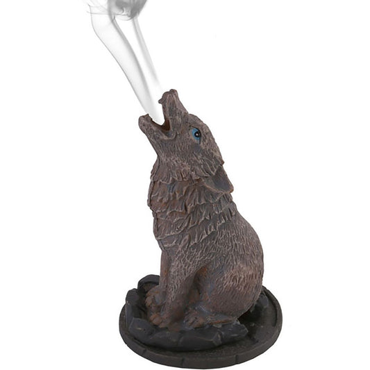 Howling Wolf Incense Holder