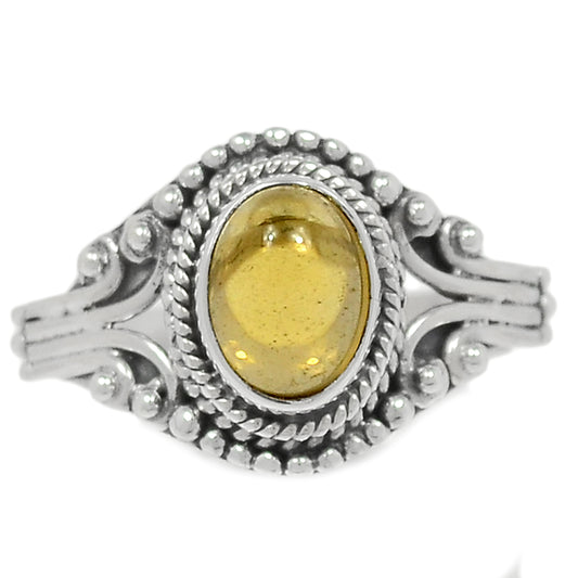 Sterling Silver Citrine Ring