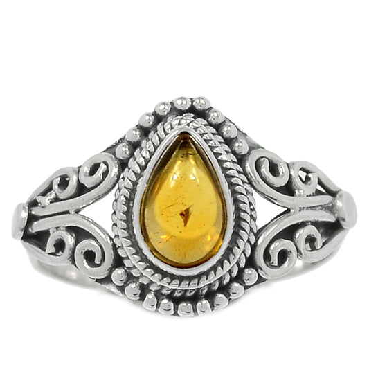 Sterling Silver Citrine Ring
