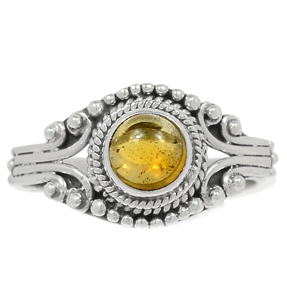 Sterling Silver Citrine Ring