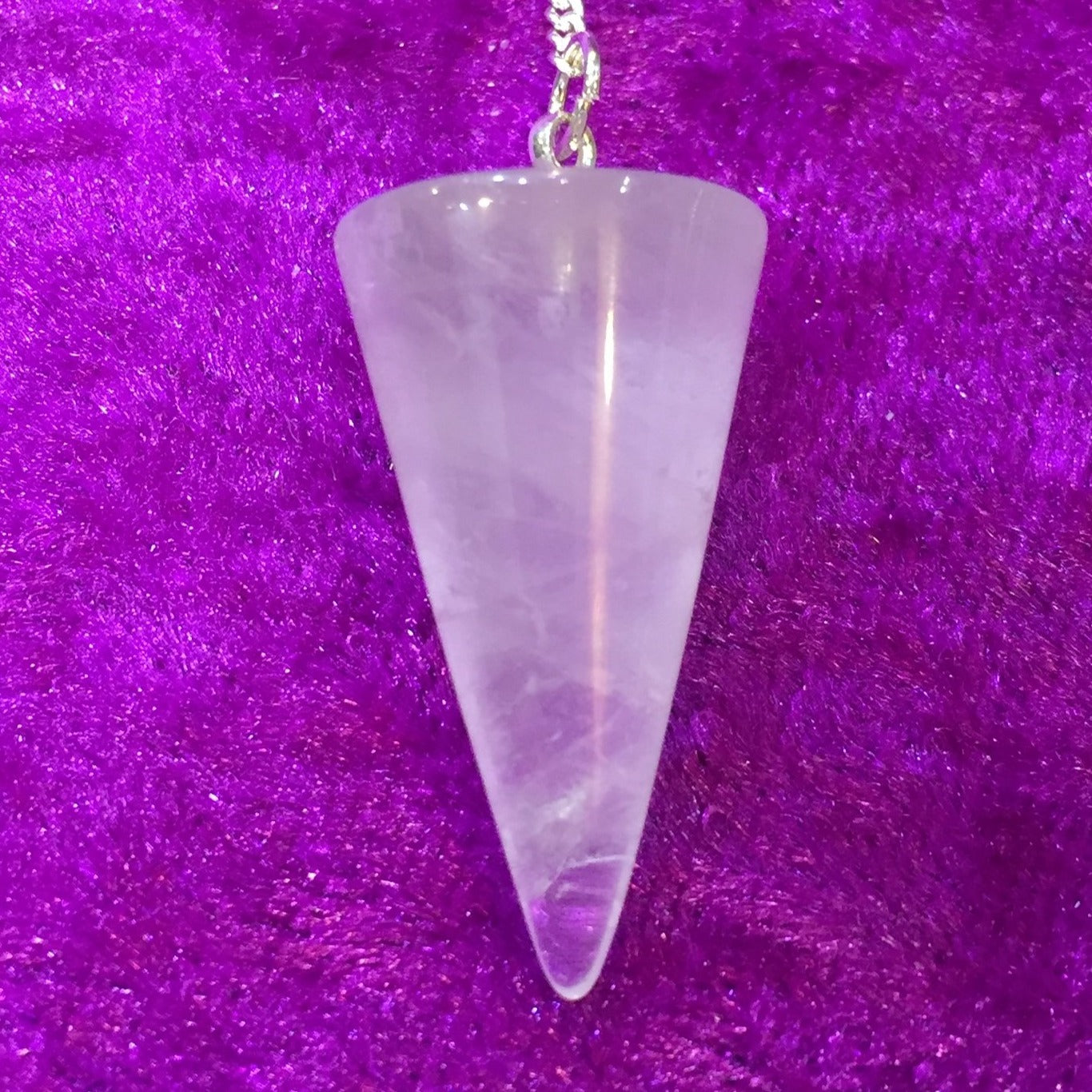 Clear Quartz Cone Pendulum