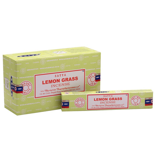 Satya Lemongrass Incense Sticks 15 grams