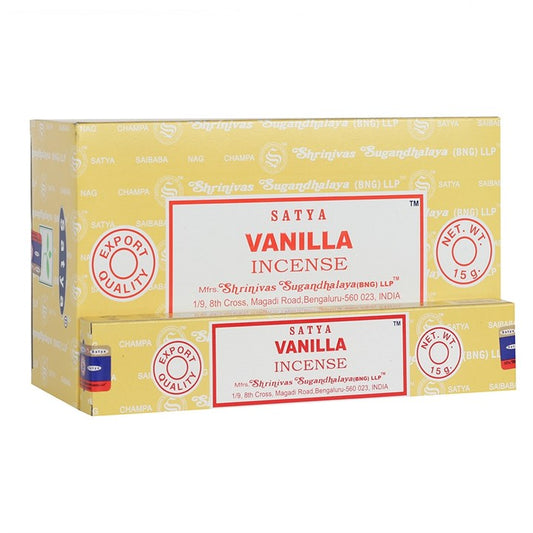 Satya Vanilla Incense Sticks 15 grams