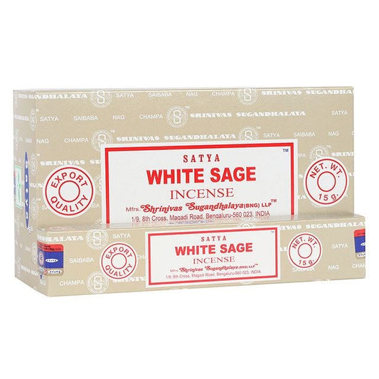 Satya White Sage Incense Sticks 15 grams
