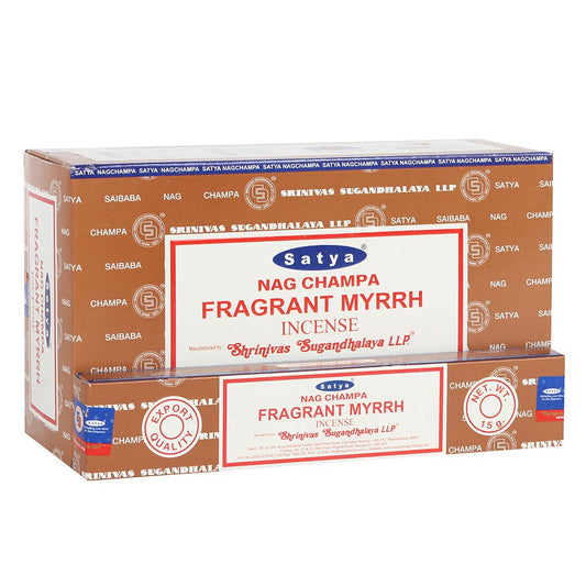 Satya Fragrant Myrrh Incense Sticks 15 grams