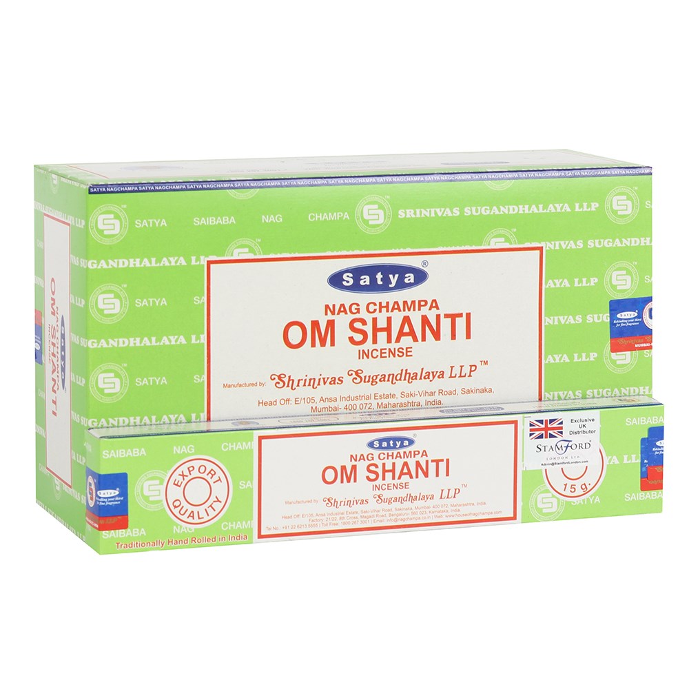 Satya Om Shanti Incense Sticks 15 grams
