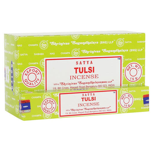 Satya Tulsi Incense Sticks 15 grams