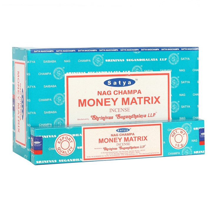 Satya Money Matrix Incense Sticks 15 grams