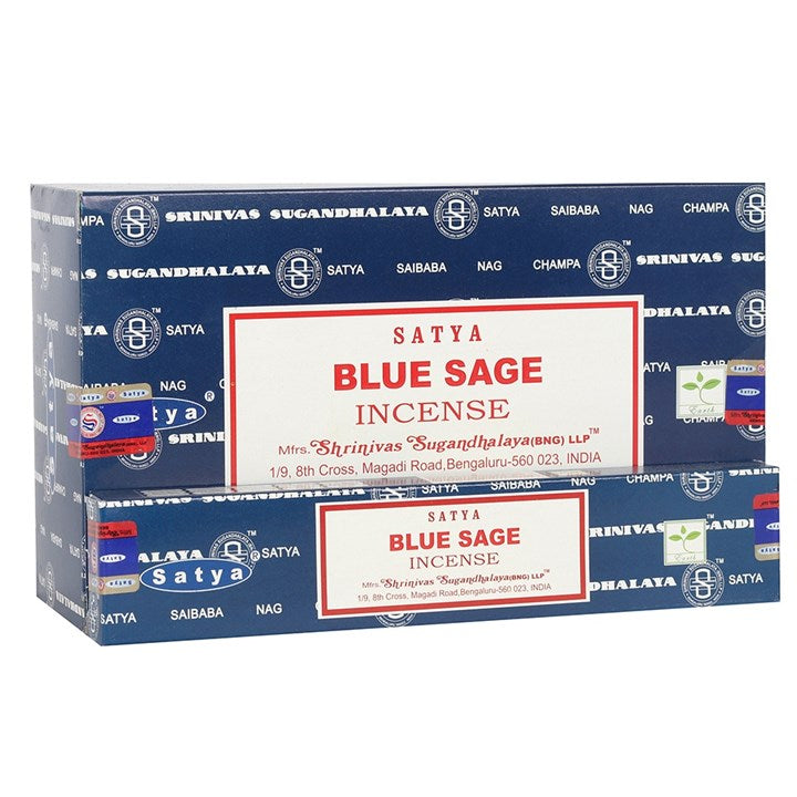 Satya Blue Sage Incense Sticks 15 grams