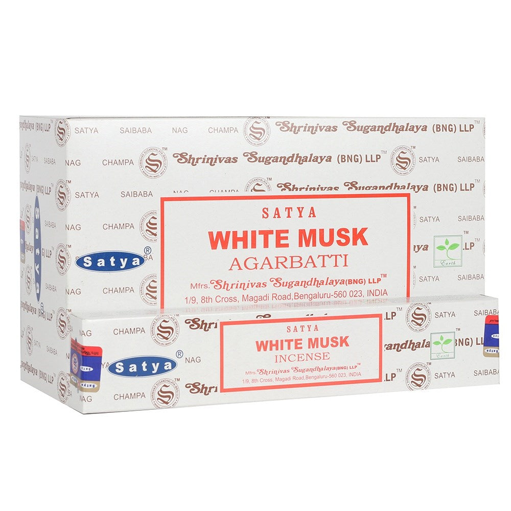Satya White Musk Incense Sticks 15 grams