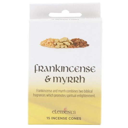 Elements Frankincense and Myrrh Incense Cones