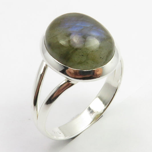 Labradorite Sterling Silver Ring