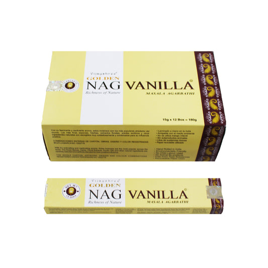 Golden Nag Vanilla Incense Sticks 15 grams
