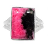 Sterling Silver Rhodonite Ring – Solstice