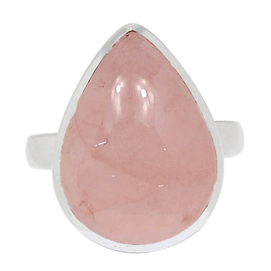 Sterling Silver Rose Quartz Ring
