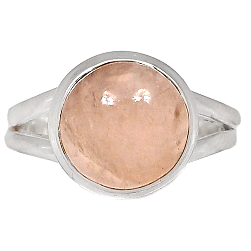 Sterling Silver Rose Quartz Ring