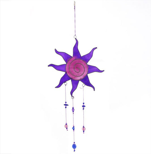 Purple Sun Suncatcher