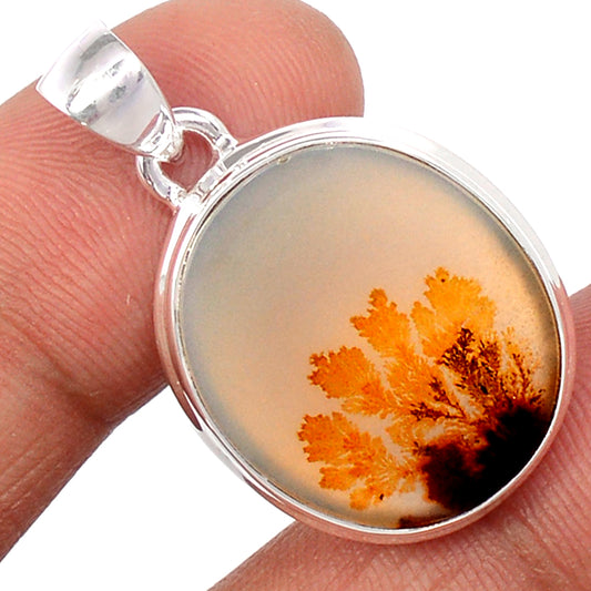 Sterling Silver Scenic Dendrite Pendant