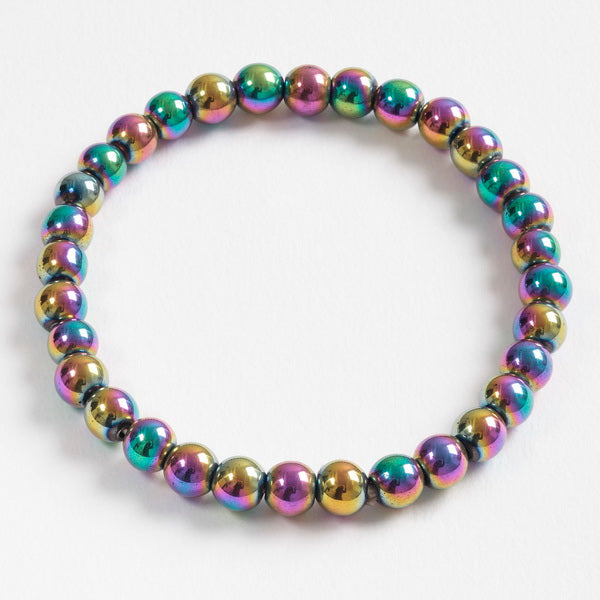 Hematite Bracelet - Multi Coloured