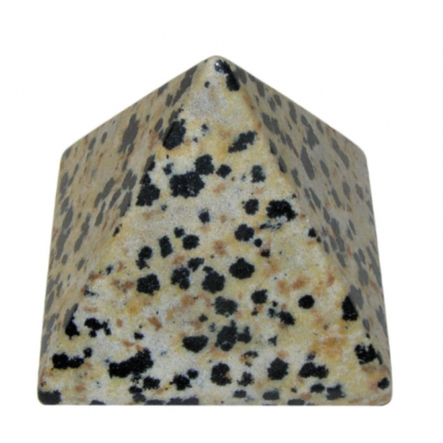 Dalmatian Jasper Pyramid