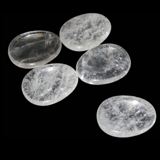 Clear Quartz Thumb / Worry Stone