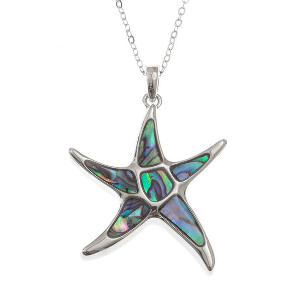 Paua Shell Starfish Pendant